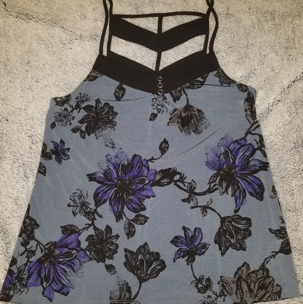 Blue tank top